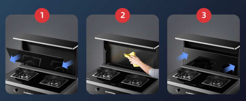 这样的步骤实现集成灶深度清洁，给你宛如新机的既视感