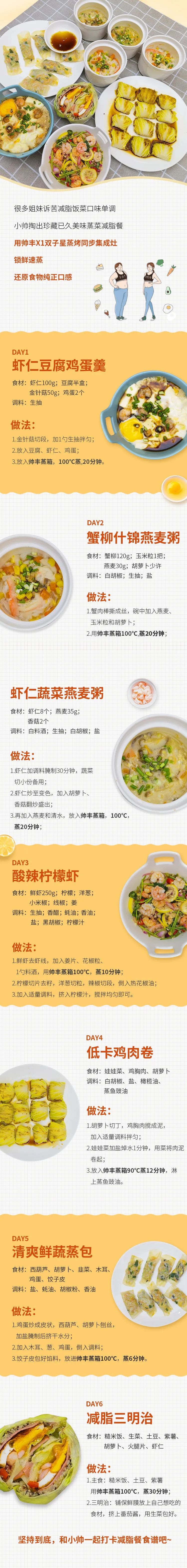 四食丰语|懒人刮油宝典，收藏这份减脂蒸菜食谱！