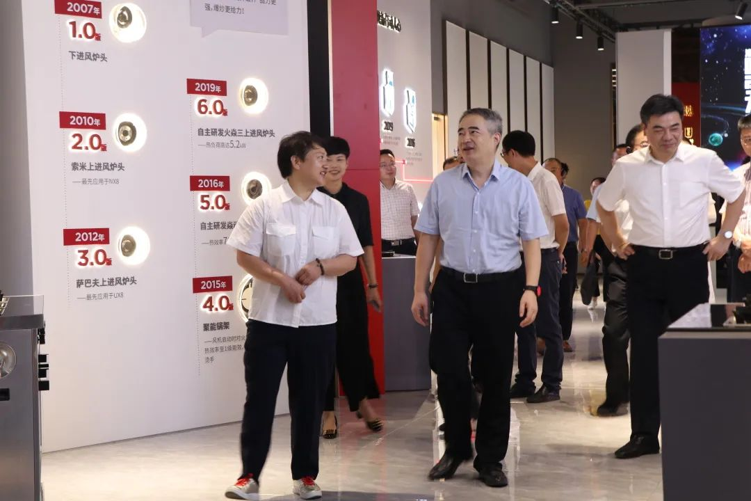 浙江省统计局一行莅临集成灶品牌帅丰电器参观调研! 浙江省统计局一行莅临集成灶品牌帅丰电器参观调研!