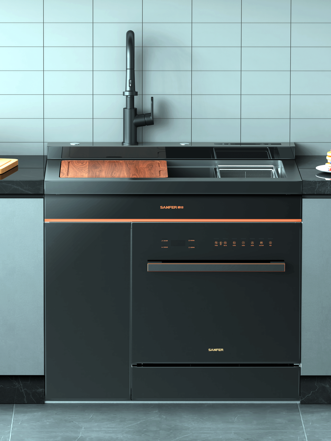 老厨房改造大变样,帅丰集成灶+洗碗机集成水槽就是这么神! 老厨房改造大变样,帅丰集成灶+洗碗机集成水槽就是这么神!