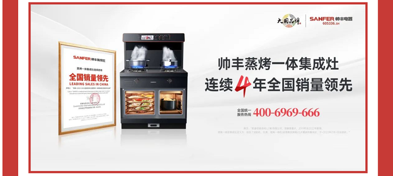 帅丰618大战告捷,蒸烤同步款持续领跑行业!    帅丰618大战告捷,蒸烤同步款持续领跑行业!