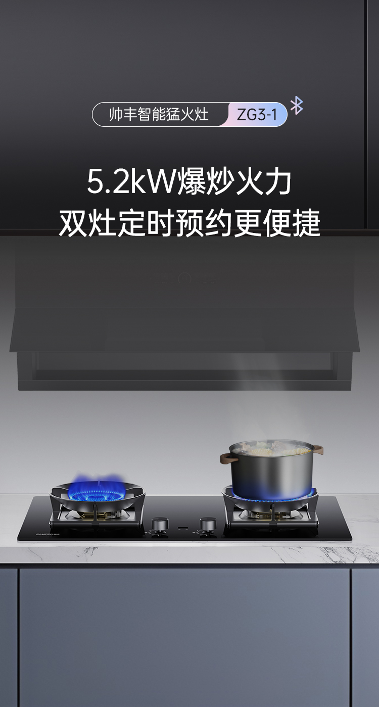 帅丰智能猛火灶烟机灶具