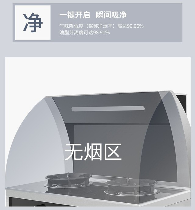 帅丰这款集成灶净烟效果好，中式厨房也能做成开放式的