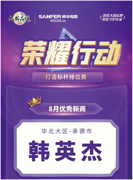 荣耀行动|帅丰集成灶八月优秀经销商表彰 荣耀行动|帅丰集成灶八月优秀经销商表彰