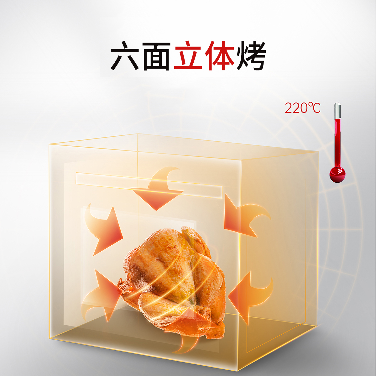 六面空气加压烤,烤出营养好味道 六面空气加压烤,烤出营养好味道